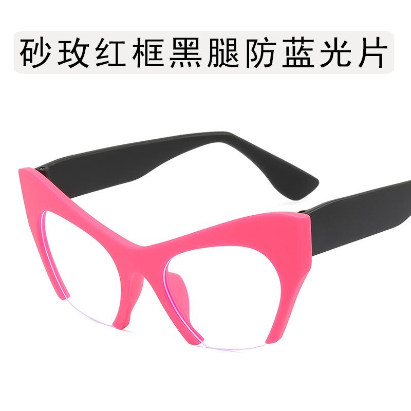 European American Style Women Glasses Frame Cat Eye Shape Blue Light Blocking Woman Glasses High Quality Glasses Women