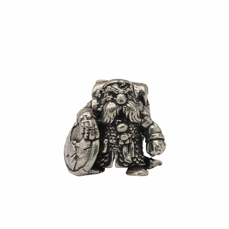 Dwarf Brass Knife Beads EDC DIY Paracord Woven Bracelets Lanyard Pendants Accessories Outdoor Tool Hangings Charms