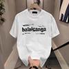 Men'S Short-Sleeved T-Shirt Loose Casual Men'S And Women'S Same Round Neck Short-Sleeved Loose Versatile Trendy Top