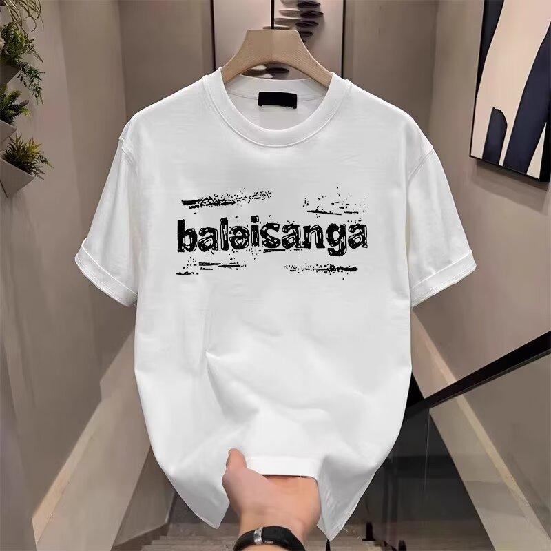 Men'S Short-Sleeved T-Shirt Loose Casual Men'S And Women'S Same Round Neck Short-Sleeved Loose Versatile Trendy Top