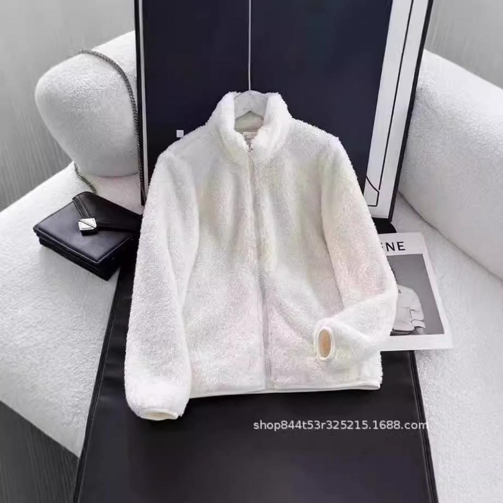 Womens Fleece Zip Up Jacket Light Fall Jackets Winter Plus Size Jackets