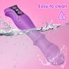 Telescopic Swing Vibrator Women 3 In 1 Clitoris G Spot Stimulator Thrusting Beads Dildo Female Masturbation Adult Sex Toys