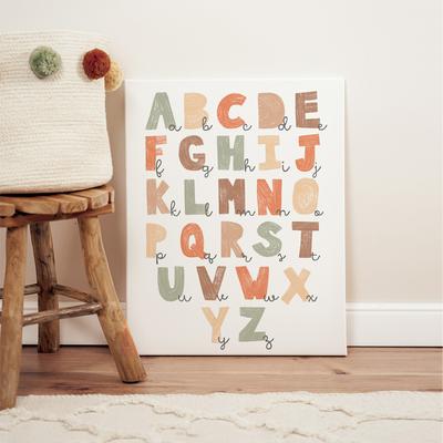 Cartoon Alphabet Number Learning Education Posters Prints Canvas Painting Nordic Wall Art Pictures Kids Room Home Decor