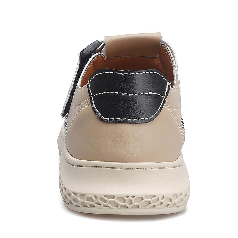 New Anti-collision Toe Men's Sandals Hot-selling Leather Beach Shoes Comfortable Roma Footwear Male Casual Summer Flats Sandaly