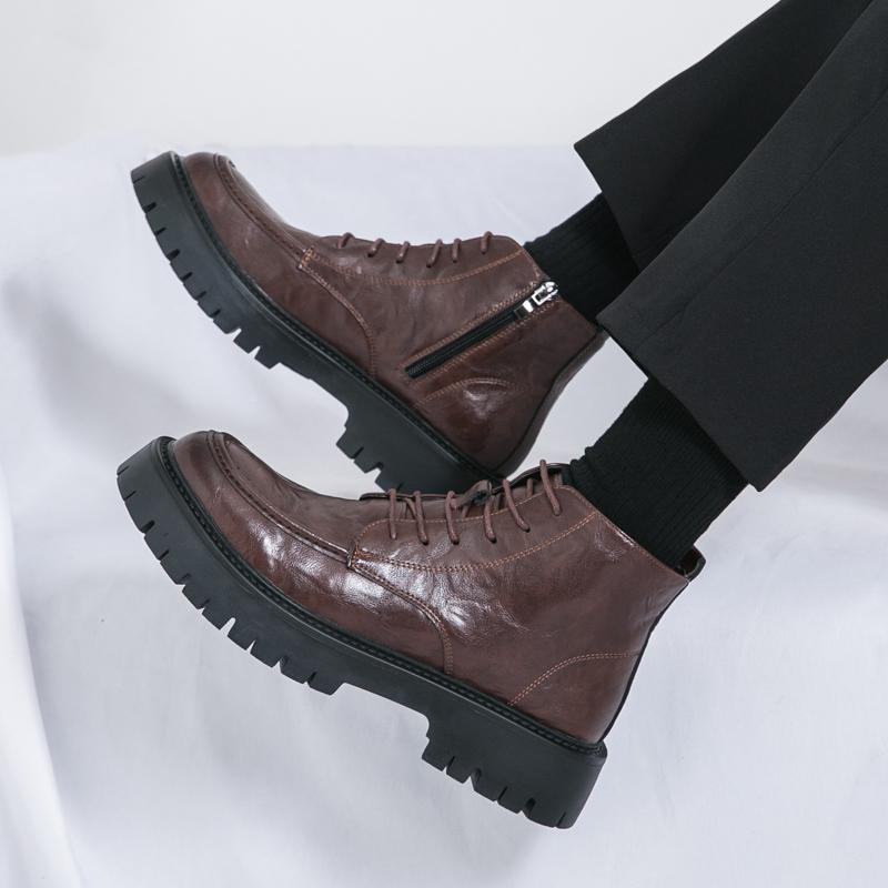 Fashion Men's Loafers Luxury Brand Leather Dress Shoes Breathable Slip-On Solid Formal Casual Shoes Handmade Designer Men Shoes Mocassin