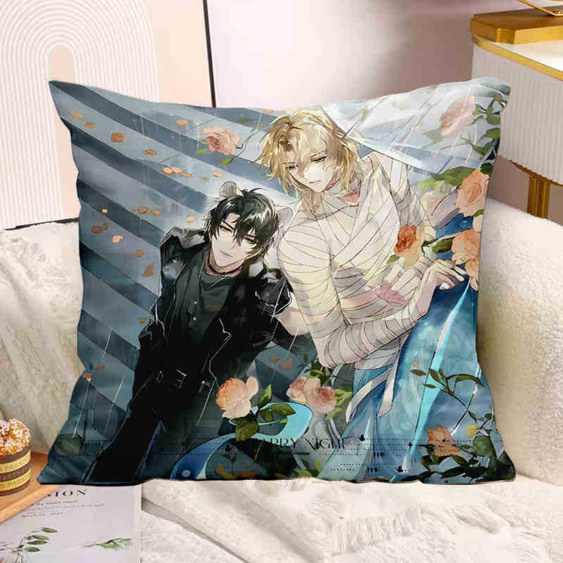 The Mermaid Has Fallen Baichu Xiaobai Lanbo Animation Peripheral Pillow Pillow Pillow Bedside Sofa Sitting Cushion