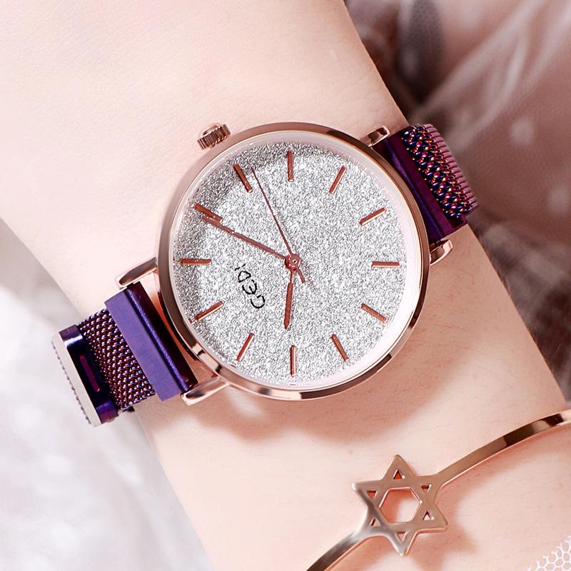 Niche Gradual Change Color High Value Women'S Watch Milan With Light Luxury Magnetic Buckle Quartz Women'S Watch Light