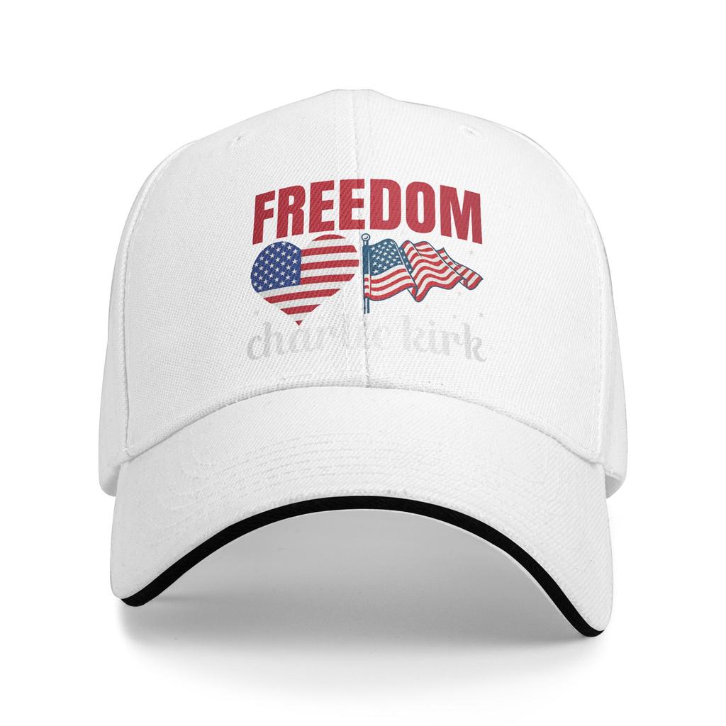 Freedom Charlie Kirk Casual Baseball Cap  Hunting Camping Trucker Hat Summer Dropshipping Couple Women Fashion Baseball Caps