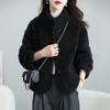 Women's Korean Style Lamb Shearling Winter Coat - Petite Lambswool Fur 2025.