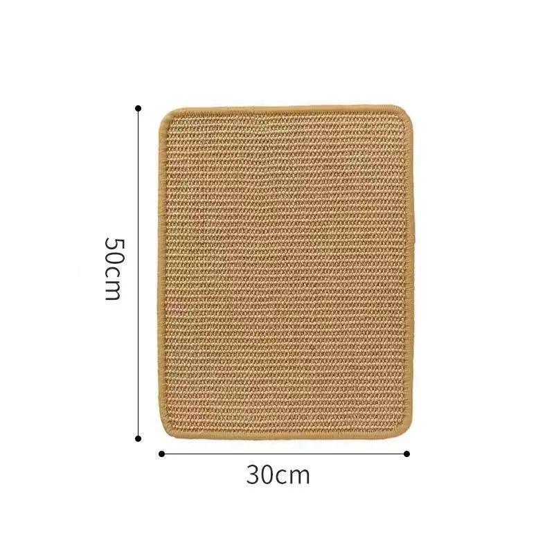 Sisal Cat Scratch Board: Durable, Lint-Free, Anti-Scratch Sofa Protector & Cat Bed with Vertical Scratch-Resistant Paw Pad