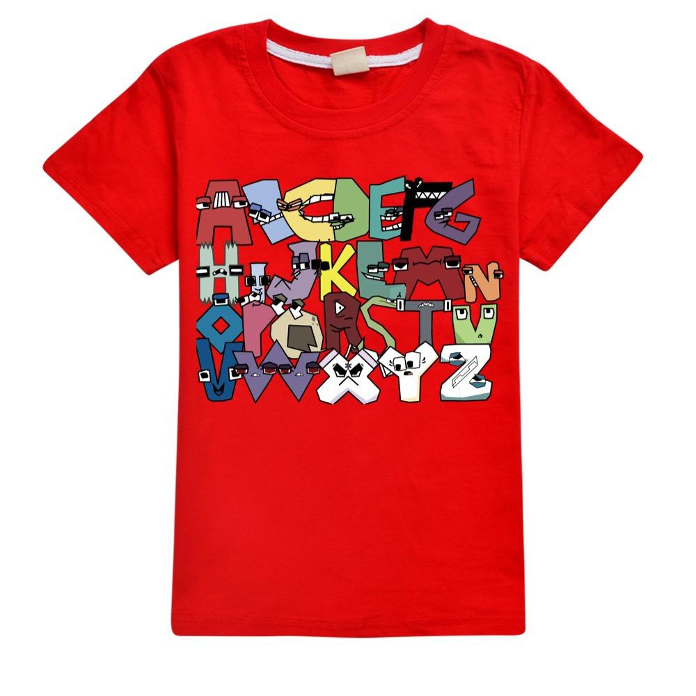Unisex Alphabet Lore T-shirt Cotton Tops Gift Cosplay
