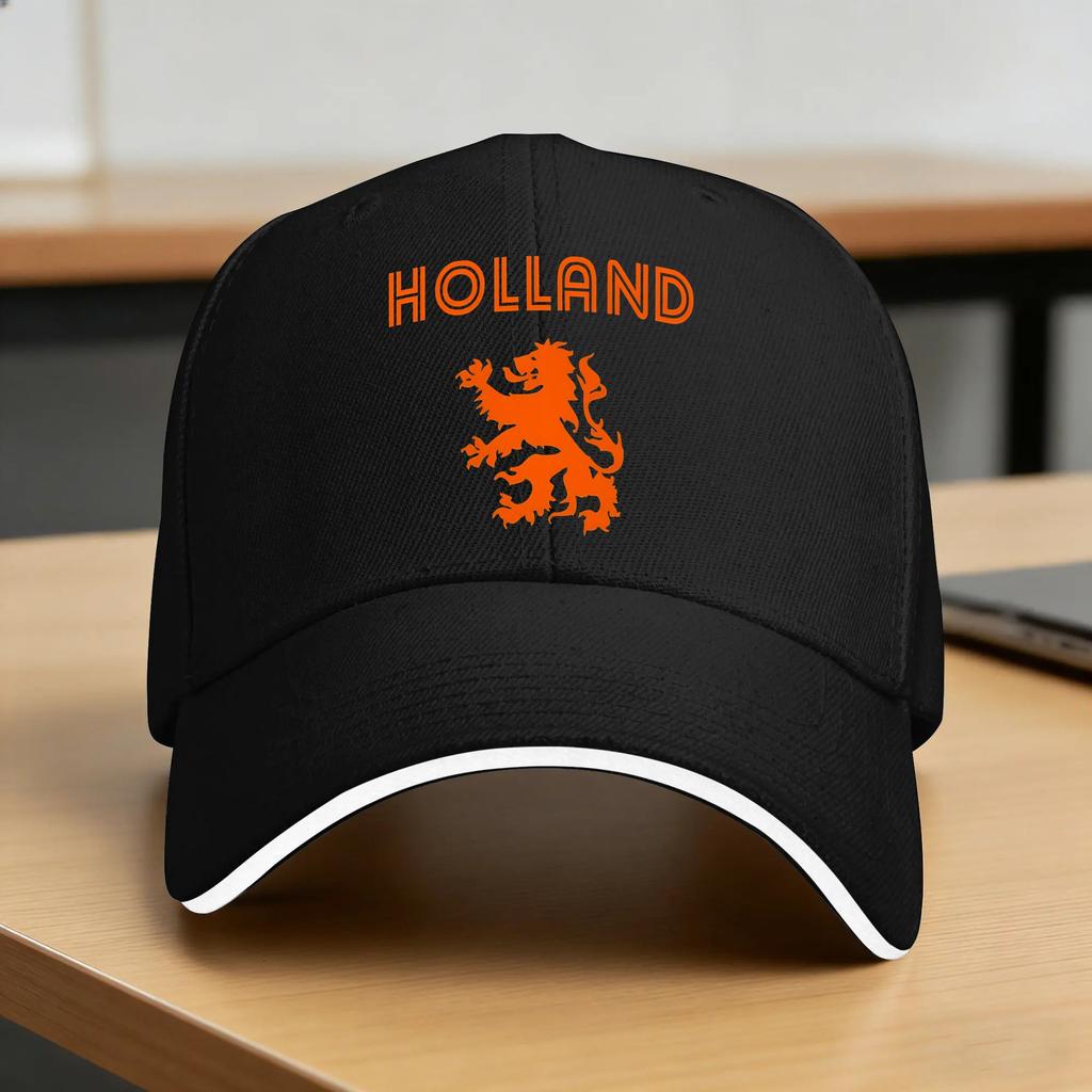 Holland Retro Netherlands Casual Baseball Cap Spring Trucker Hat Sun Running Hip Hop Hats Unisex Unisex Fitted Retro Baseball Caps