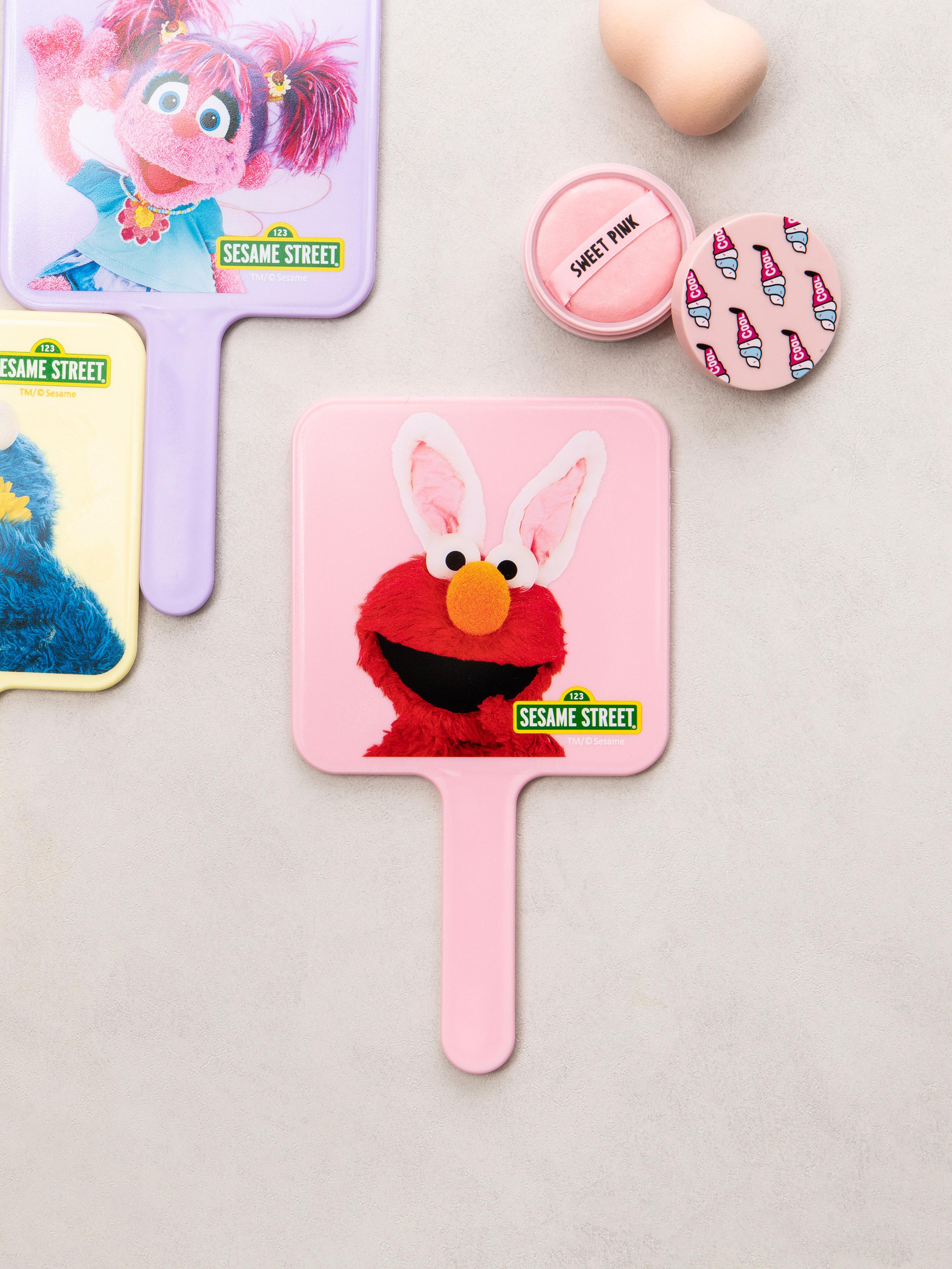 

Sesame Street Square Hand Mirror, Portable Compact Makeup Mirror 1ea