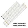 New LED Backlight Strip For Samsung BN96-39659A 39660A V5DU-550DCA-R1 V5DU-550DCB-R1 BN96-40099A 40100A LM41-00136A UE55KU6172U