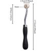 1PC New Useful Stainless Steel Leather Paper Overstitch Wheel Gear Roulette Spacer Sewing Tool Scriber