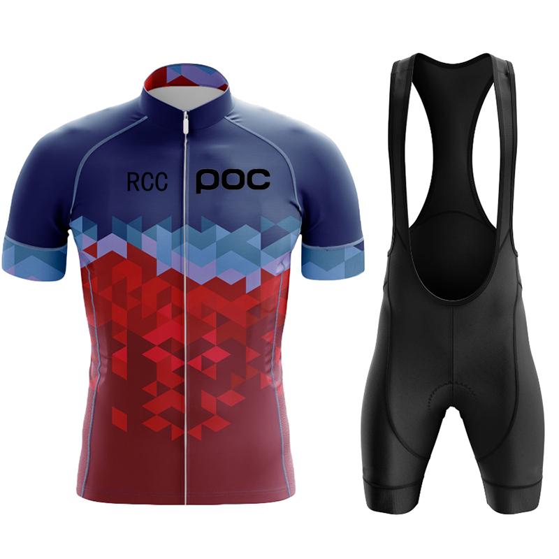 

Rcc Poc Heren Fietsshirt Set Zomer Fietskleding Mtb Bike Kleding Uniform Maillot Ropa Ciclismo Fietspak 2024 Asian size - 3XL