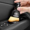 Car Interior Cleaning Soft Brush Dust Remover Auto Accessories for Toyota GR TRD Yaris Hilux Corolla Prius Avensis Emblem Auris Rav4
