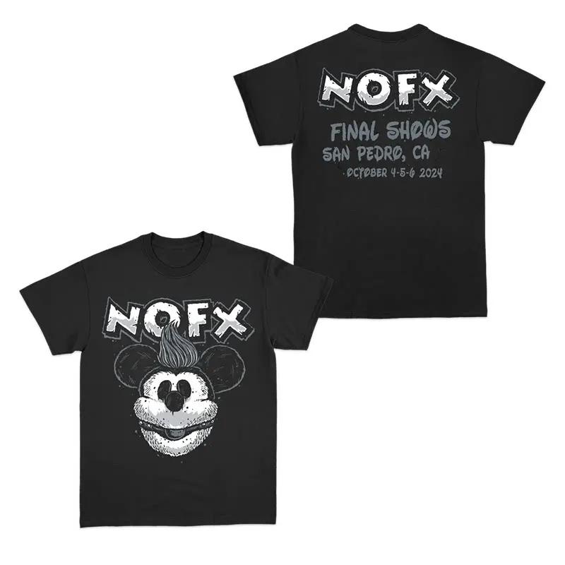 NOFX Punk Band Album Rock Shark Casual T-shirt Men's and Women's Luxury Band Brand