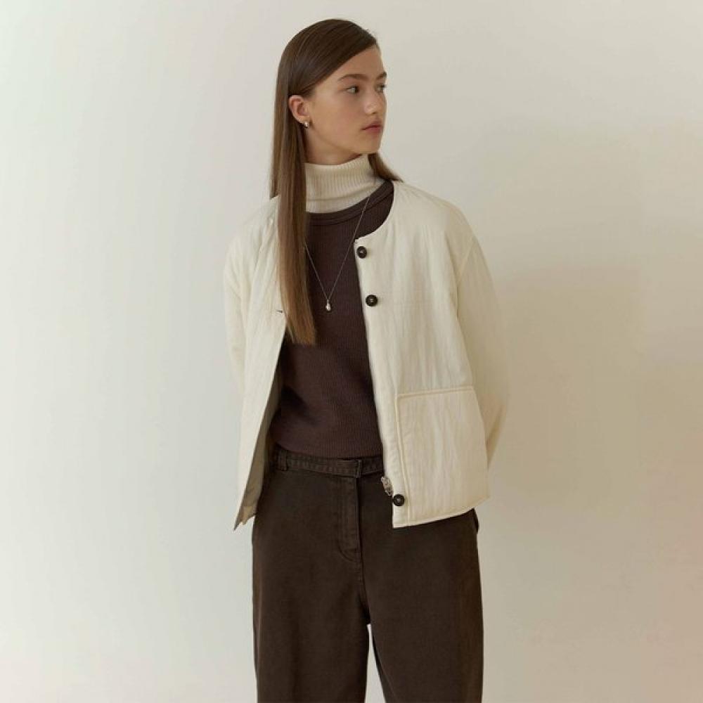 

On On Color Block Padded Jumper Nep5wm901 03 IVORY/M_02