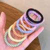 Telephone Line Hair Tie, Small and Fresh Style Hair Band, Hair Bun Accessory, Girl's Hair Styling Accessory, Elastic Hair Accessory