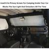 Side Window Sun Visor Front Rear Windshield Sunshading Board for Jeep Wrangler JL 2018- Interior Protective Accessories