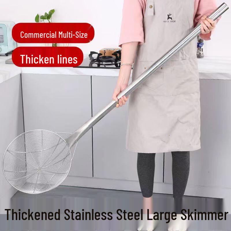 Edelstahl Schöpfkelle mit langem Griff