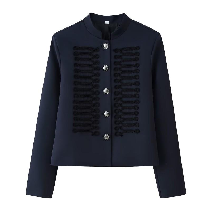 INS Womens Vintage Style Jacket Versatile Fashion Outerwear
