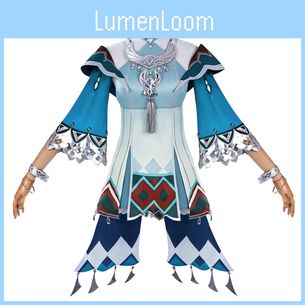 Lan Genshin Impact Yan Cosplay Costume Halloween Party Role Play Gift Fashion