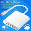 Apple Type-C Phone Adapter with TF/SD Card Reader, OTG Cable, 2-in-1 USB Hub Expansion Dock