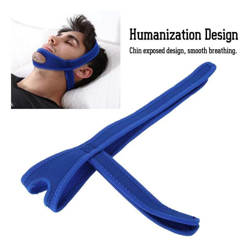 New Neoprene Anti Snore Chin Strap Adjustable Sleep Support Belt Stop Snoring Jaw Solution Apnea Care Tool
