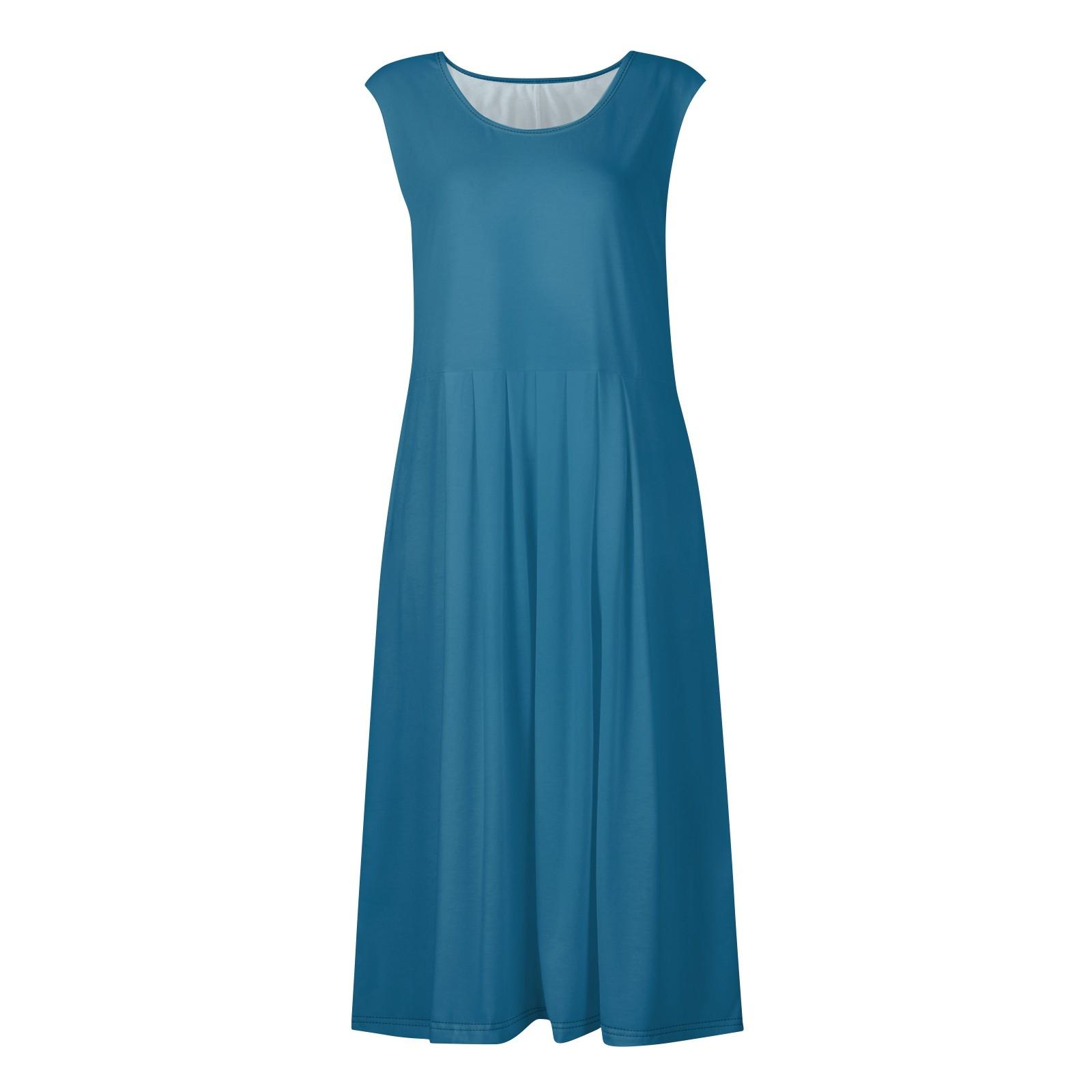 Жен. Повседневные платья с принтом Круглый вырез Классический Классический На открытом — фото 4