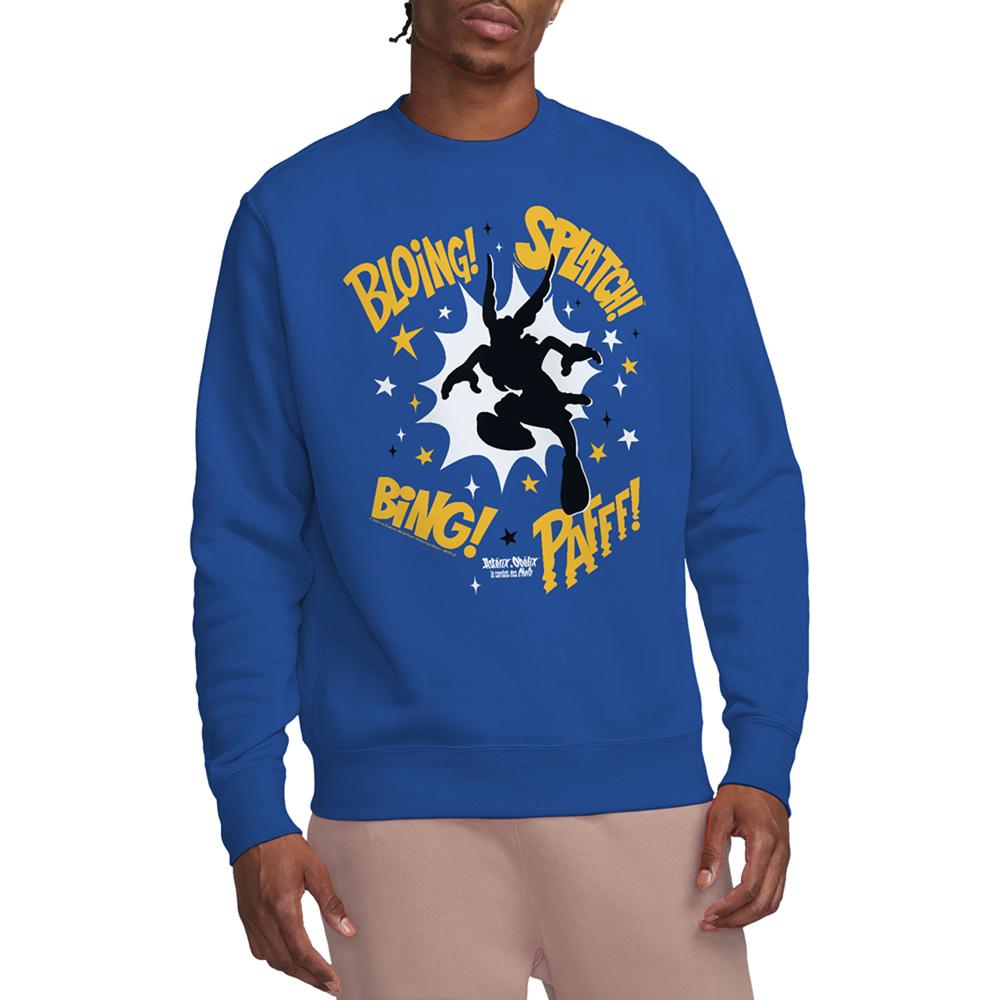 Asterix Unisex Adult Fighting Silhouettes Sweatshirt
