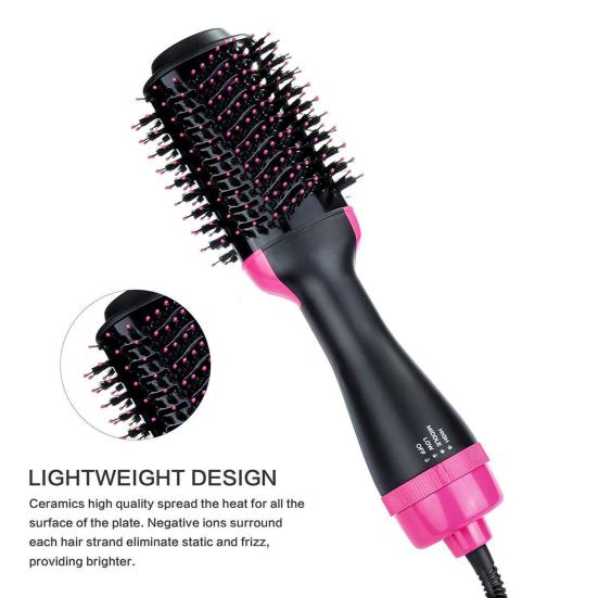 Multi-functional Blow Dryer Brush Wired Thermal Brush Heated Round Brush Electric Hair Straightening