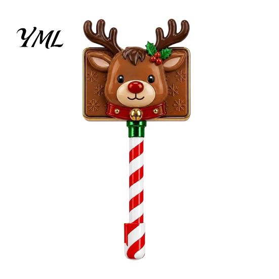 Christmas Market Counter Decor Payment Wand, Festive Credit Card Holder for Readers, Reindeer Reader Accessory Snowman Snowflake Holiday Retail