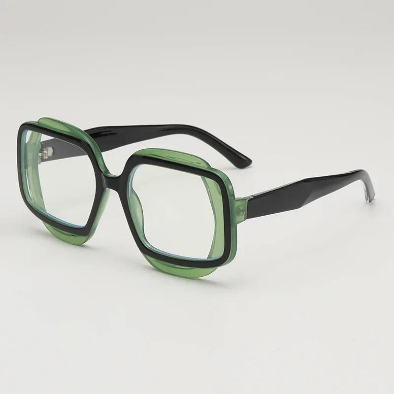 Personalized Fashion Sunglasses Versatile Sunshade Sunscreen Color Collision Sun Protection UV400 Shades Eyeglasses