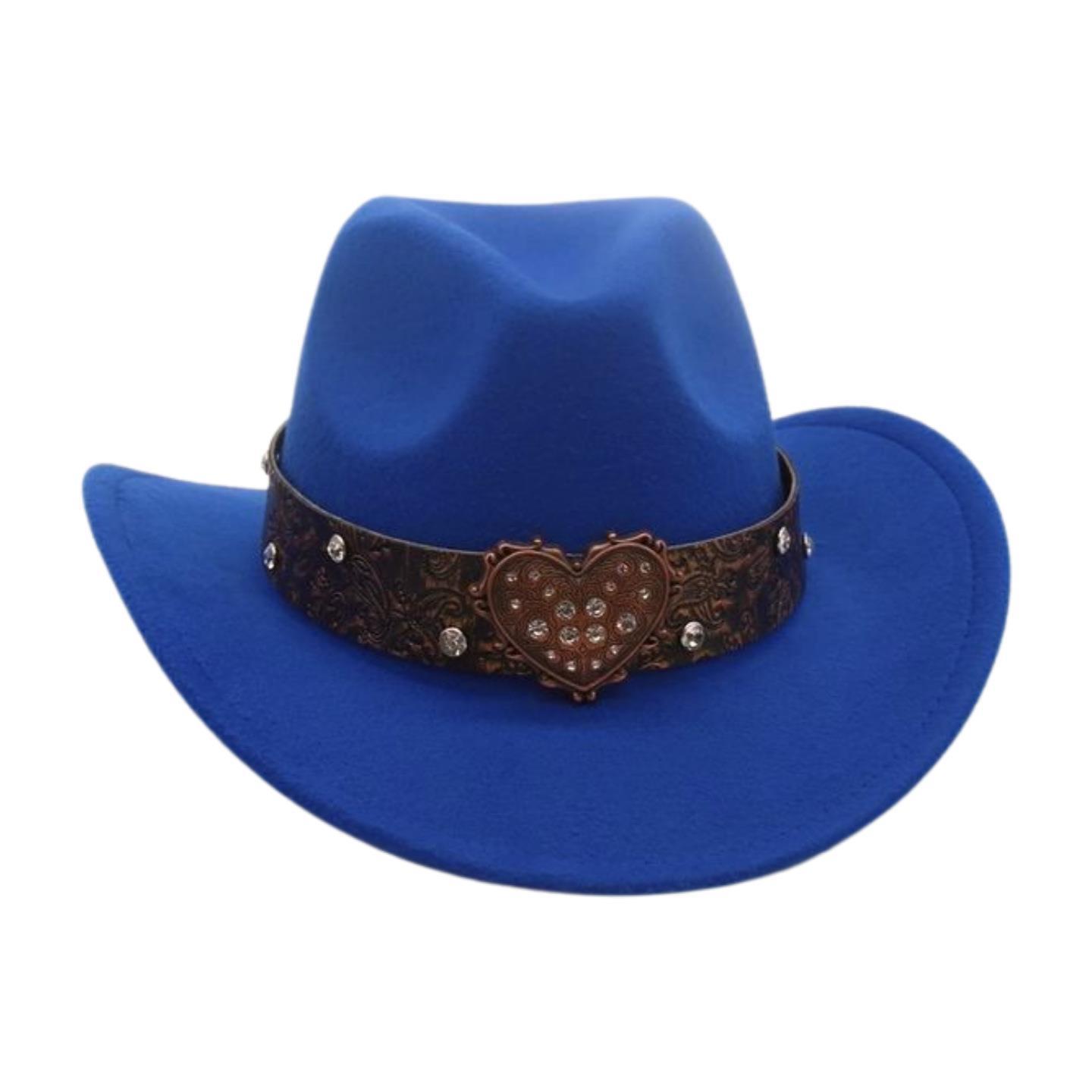 Детская этническая тибетская шляпа-цилиндр, джазовая шляпа, мужская и женская ретро широкополая западная ковбойская шляпа Children【52-54cm】