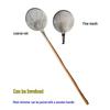 Stainless Steel Large Fine Mesh Skimmer with Wooden Handle