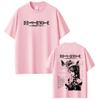 Unisex HighQuality Cotton Short Sleeve Streetwear TShirt Anime Death Note Misa AUnisexe Fashion Vintage Unisex And Unisex Tshirt