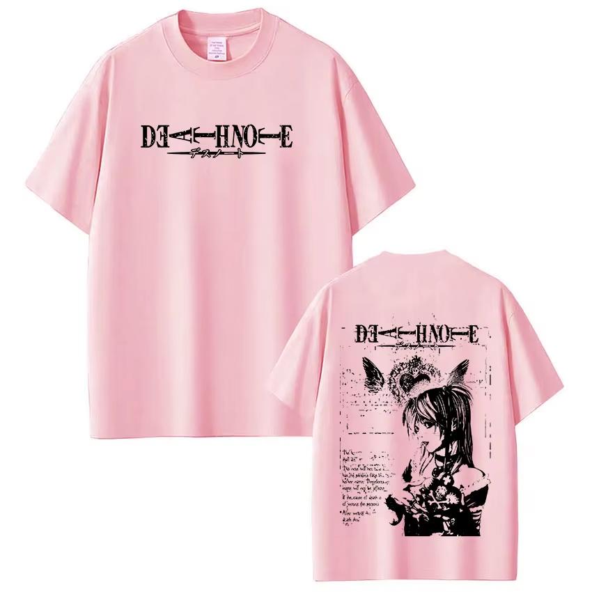 Unisex HighQuality Cotton Short Sleeve Streetwear TShirt Anime Death Note Misa AUnisexe Fashion Vintage Unisex And Unisex Tshirt
