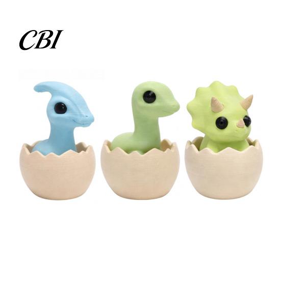 Pocket Size Clicker Toy Dinosaur Egg Fidget Toy, 3D Printed Dino Eggshell Finger Clicker, Push Button for Anxiety Stress Relief
