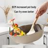 Hongcook 26cm White Ceramic Deep Fry Pan