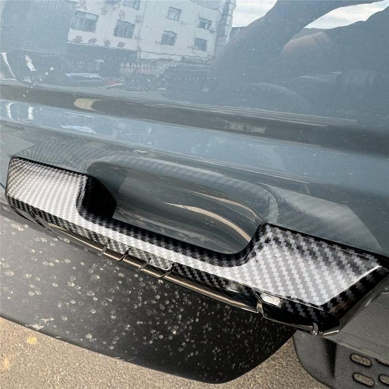 Car Exterior Door Handle Cover Trim For Ford Bronco  2024 Accessories Carbon Fiber LHD