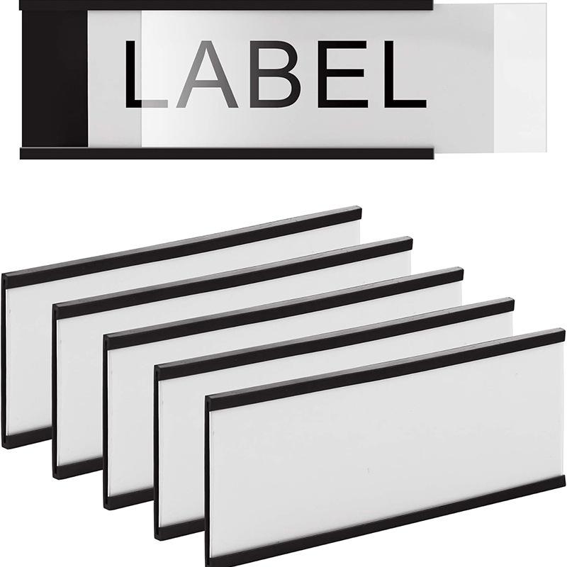 C-förmige weichmagnetische Etikettenhalter für Lageridentifikationskarten