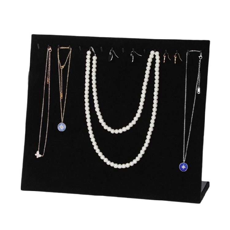 Доска для презентации украшений Надежная бархатная подставка для сережек/ожерелий