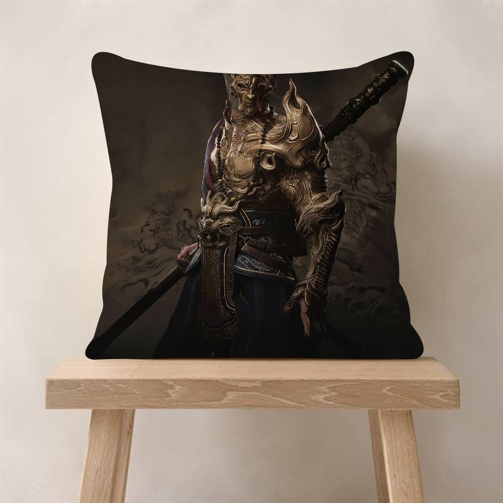 Game Black Myth Wukong Pillow Anime Pillow Sofa Bed Head Pillow Cover Cushion Cover Fashion 30x30 40x40 45*45cm