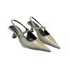 New Fashion Summer Heels Thin Heel Pointed Toe Sandals Sexy Dress Party Women Heeled Shoes Pumps
