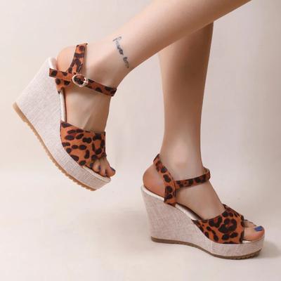 Fashion New Strap Anti-slip Wedges Women Shoes 2025 Fashion Women Platform Sandals Casual Women Peep Toe Beach Sandals Zapatos De Mujer