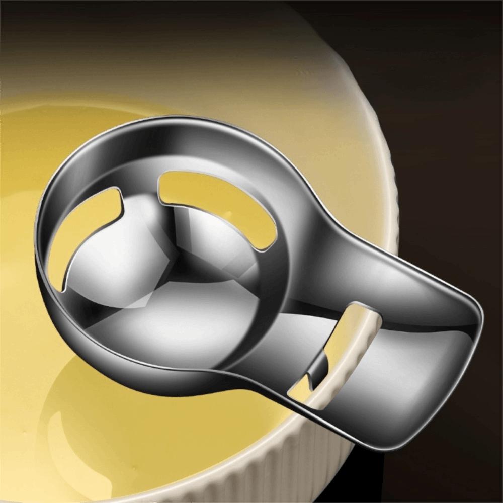 Professional Egg Yolk Filter Stainless Steel Egg White Divider Egg Yolk Separator Spoon  Kitchen