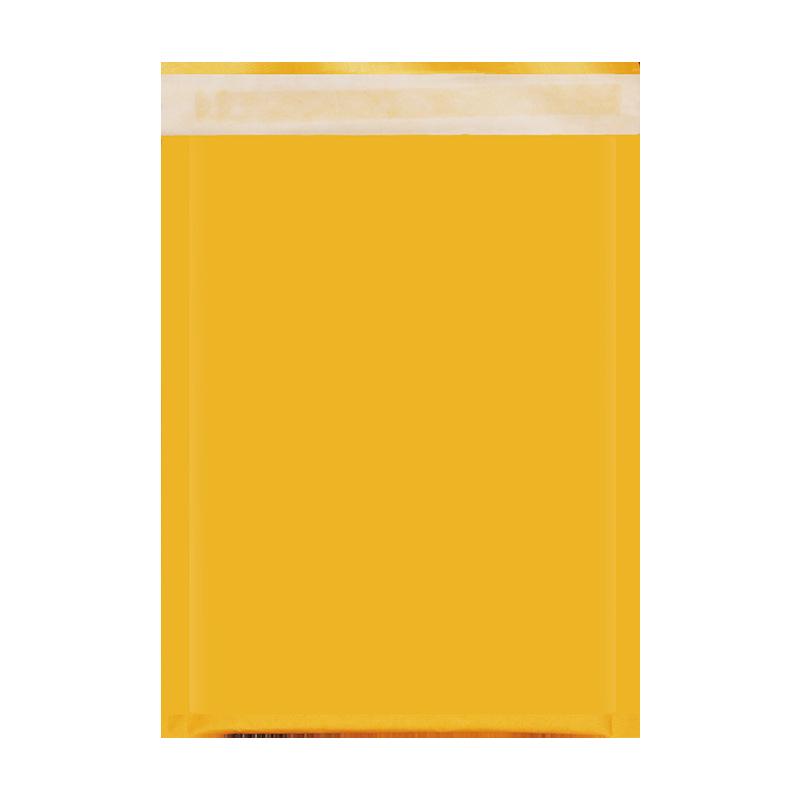 Yellow Kraft Paper Bubble Envelope - Self-Adhesive, Protective Packaging for Express Logistics