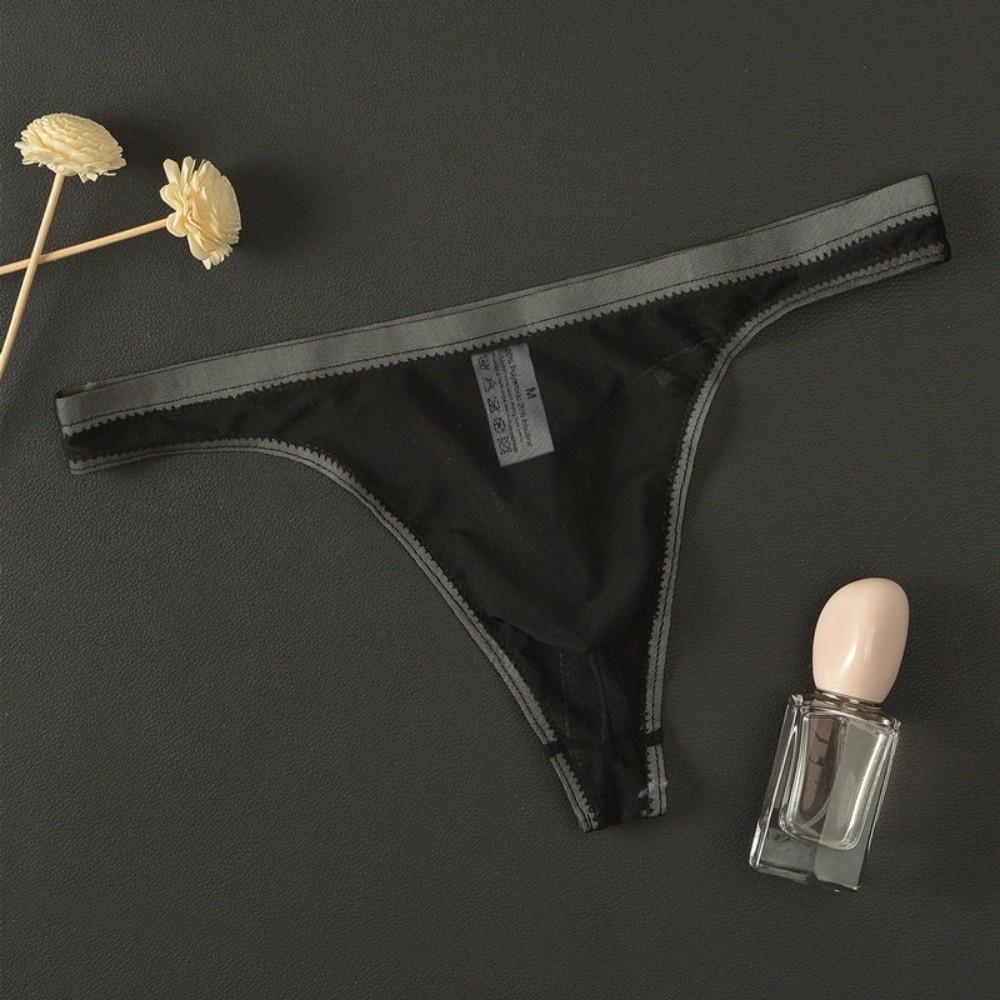 U Convex Men's Thong Intimate Wear Mesh Briefs Fashion Transparent Underpants Male